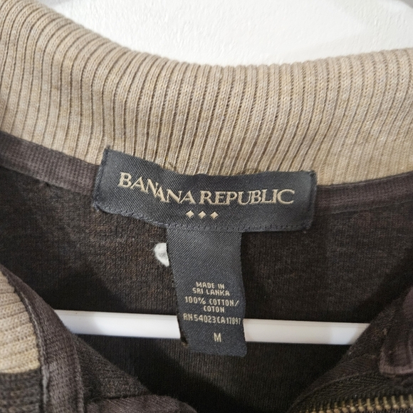 Banana Republic Brown Quarter Zip Seeater! - Picture 2 of 5